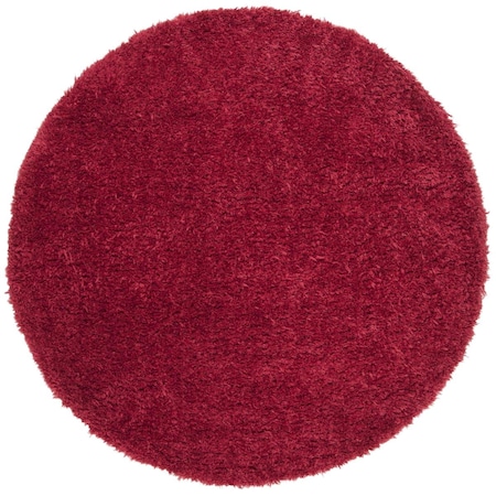 Safavieh 5 x 5 ft. Madrid Shag 200 Round Area Rug, Red MDG256Q-5R